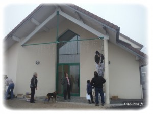 La décoration de la salle des fêtes - Photo : Clémence BIGORNE